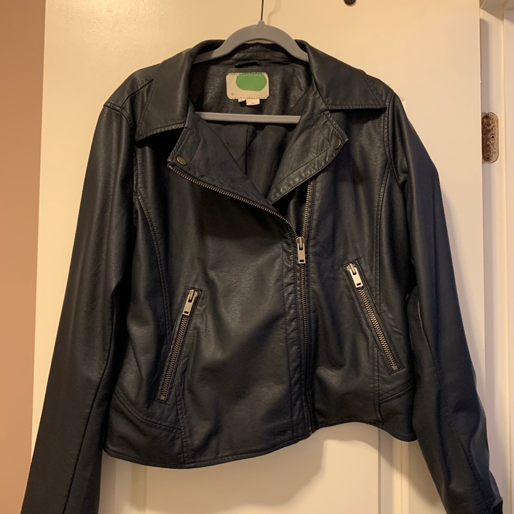 Anthropologie Faux Leather Jacket